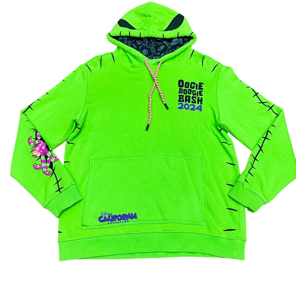 Disney Oogie Boogie Bash 2024 hoodie adult Sz M,California adventure, LE